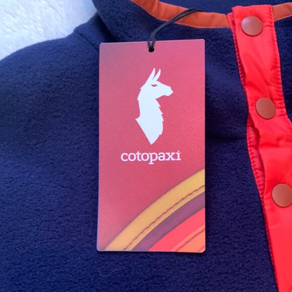 Cotopaxi Teca Fleese Pullover Men's XL Campfire Sweater Kangaroo Pocket NWT - Picture 2 of 8